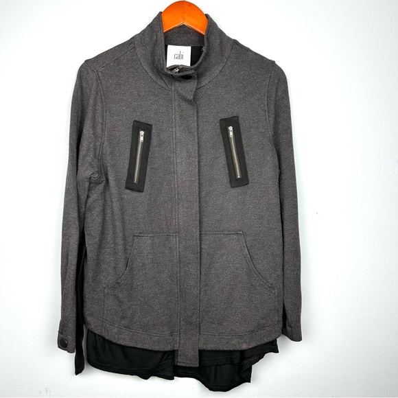 Cabi love carol collection modern mesh back jacket full zip front side M - Picture 4 of 16